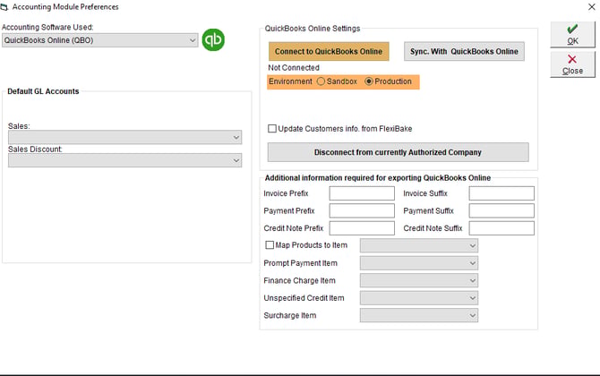 Accounting Module Prefs - Connect to QBO-1