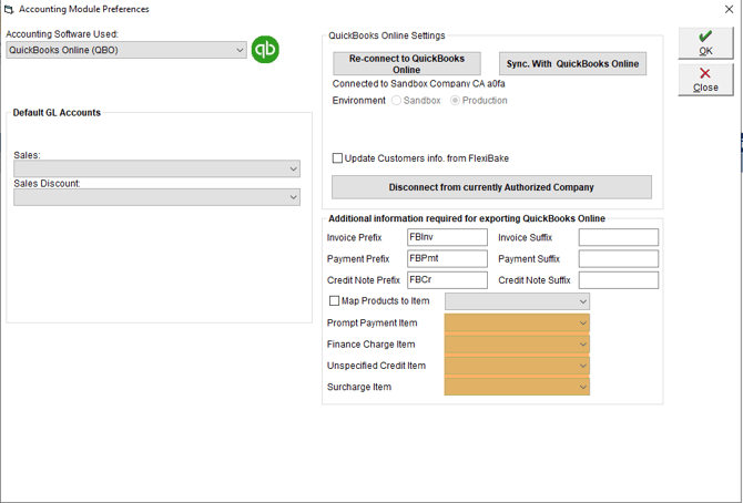 Accounting Module Prefs - Mapped Items-1
