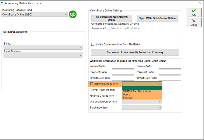 Accounting Module Prefs - QBO Map to Product-1