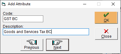 Add New Sales Tax Profile