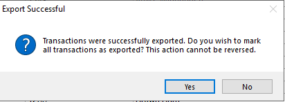 Mark Exported Prompt