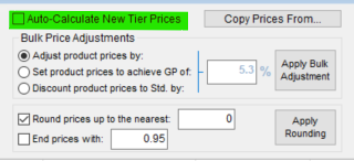 Auto-Calculate - gp%