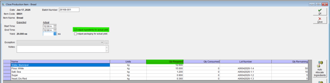 ScheduleItems_AdjustforYield