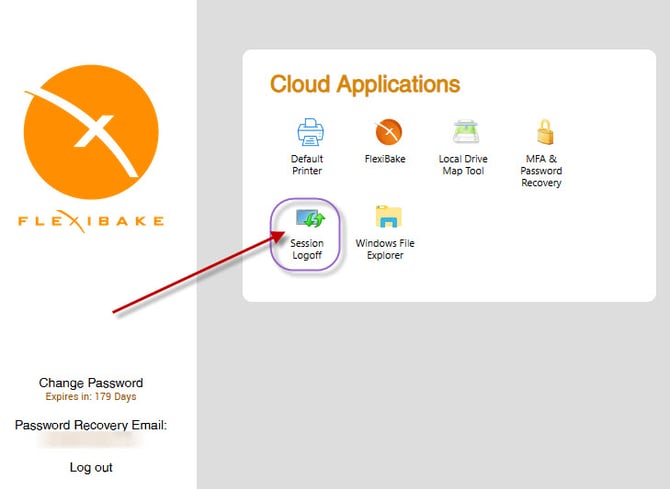 Session Logoff RDP Icon found at cloud.flexibake.com