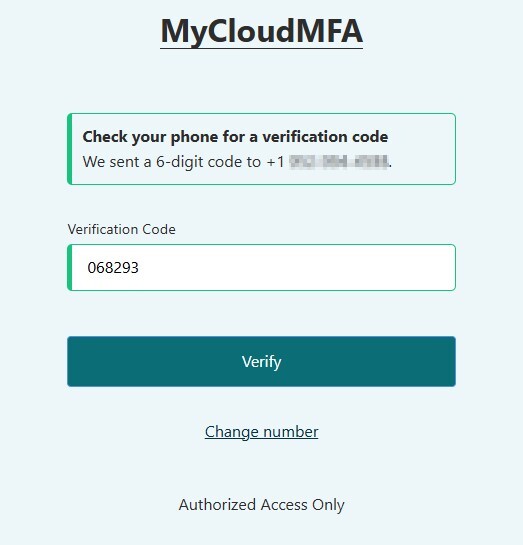 MFA-code-Login