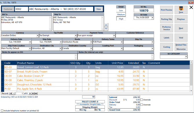 Purchase Order
