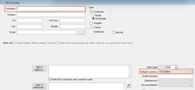 Adding a New Customer in FlexiBake